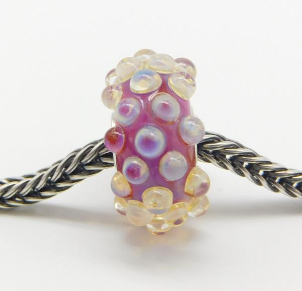 Cotton Candy Dewdrops - Elfbeads Glass - live photo